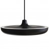 Светильник подвесной cassini, D40х11 см, черный