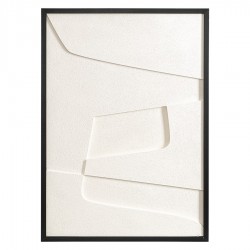 Панно декоративное с эффектом 3d minimalism, с черной рамой, 50х70 см