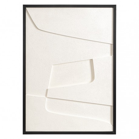 Панно декоративное с эффектом 3d minimalism, с черной рамой, 50х70 см