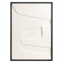Панно декоративное с эффектом 3d minimalism, с черной рамой, 50х70 см