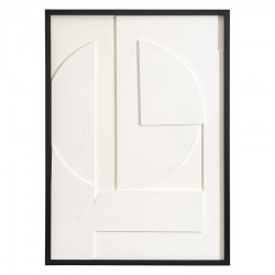 Панно декоративное с эффектом 3d minimalism, с черной рамой, 50х70 см