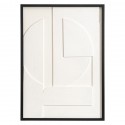 Панно декоративное с эффектом 3d minimalism, с черной рамой, 50х70 см