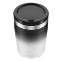 Термокружка coffee cup, 340 мл, черно-белая
