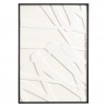 Панно декоративное с эффектом 3d minimalism, с черной рамой, 70х100 см