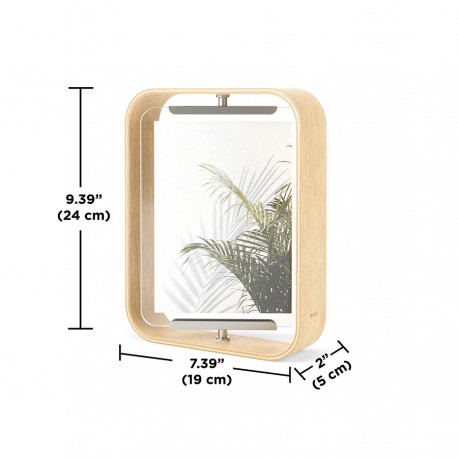 Фоторамка двухсторонняя bellwood, 19х24, натуральное дерево