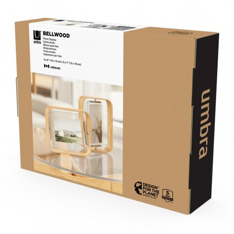 Фоторамка двухсторонняя bellwood, 19х24, натуральное дерево