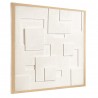 Панно декоративное с эффектом 3d minimalism, с бежевой рамой, 60х60 см