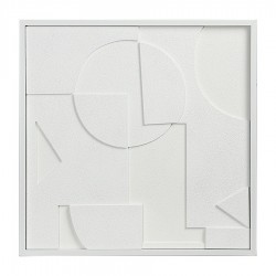 Панно декоративное с эффектом 3d minimalism, с белой рамой, 60х60 см