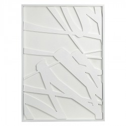 Панно декоративное с эффектом 3d minimalism, с белой рамой, 70х100 см