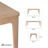 Стол обеденный раздвижной unique furniture, amalfi,160/210х90х74 см