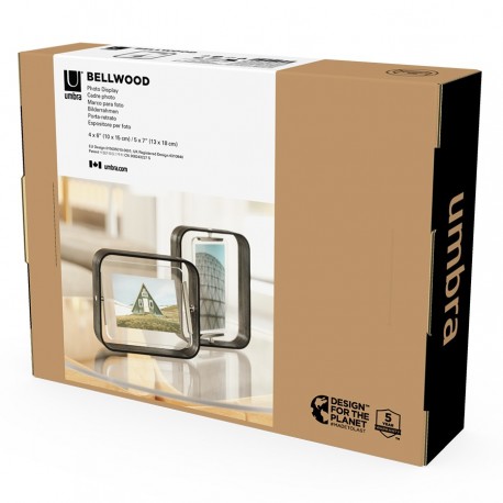 Фоторамка двухсторонняя bellwood, 19х24, черная