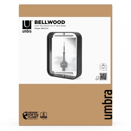 Фоторамка двухсторонняя bellwood, 19х24, черная