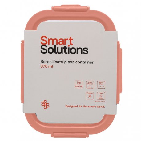 Контейнер для запекания и хранения smart solutions, 370 мл, розовый