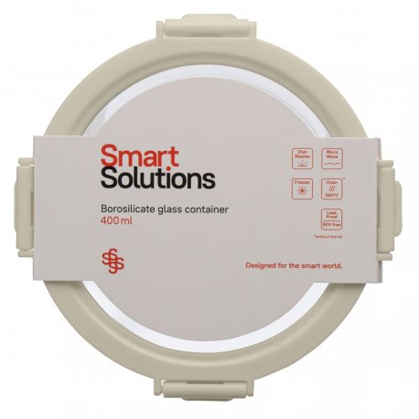 Контейнер для запекания и хранения smart solutions, 400 мл, светло-бежевый