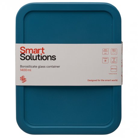 Контейнер для запекания и хранения smart solutions, 1400 мл, темно-синий