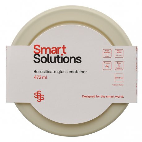 Контейнер для запекания и хранения smart solutions, 472 мл, светло-бежевый