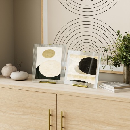 Фоторамка flute, 26х30 см, латунь