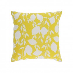 Чехол для подушки Etel 100% желтый с белыми лимонами 45 x 45 cm