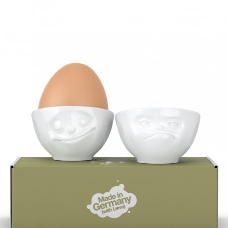 Набор подставок для яиц tassen happy & hmpff, 2 шт, белый