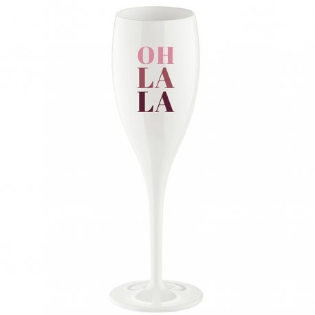 Бокал для шампанского cheers, no 1, oh la la, superglas, 100 мл, белый