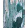 Панно декоративное с ручной росписью by feel, 120х80 см, индиго