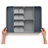Органайзер для столовых приборов раздвижной drawerstore, серый