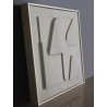 Панно декоративное с эффектом 3d minimalism triangle, 40х40 см