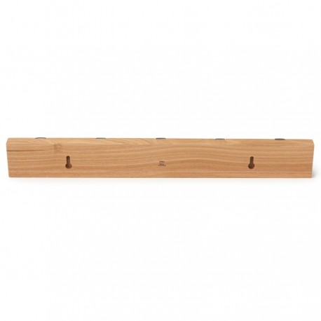 Вешалка настенная flip, 50,8 см, натуральное дерево, 5 крючков