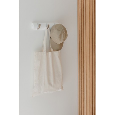 Вешалка настенная flip, 30,5 см, белая, 3 крючка