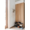 Вешалка настенная flip, 30,5 см, белая, 3 крючка