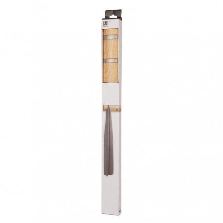 Вешалка настенная flip, 84,5 см, натуральное дерево, 8 крючков