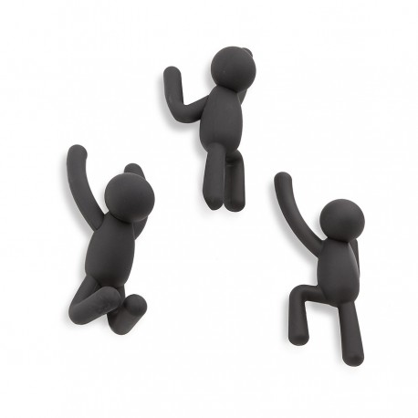 Набор крючков buddy, черный, 3 шт.