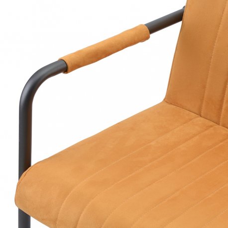 Кресло carmen, экозамша, светло-коричневое