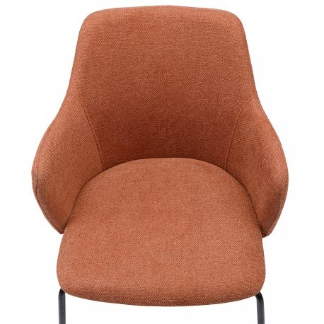 Кресло dwight, рогожка, коричневое
