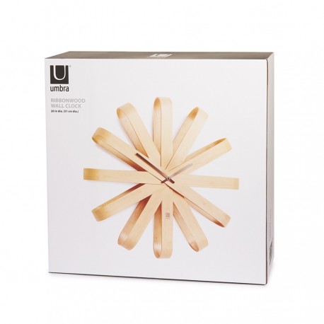 Часы настенные ribbon, D51 см, дерево