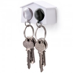 Держатель для ключей mini duo sparrow, белый/черный