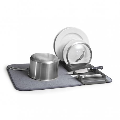 Коврик для сушки посуды udry, 46х61 см, темно-серый
