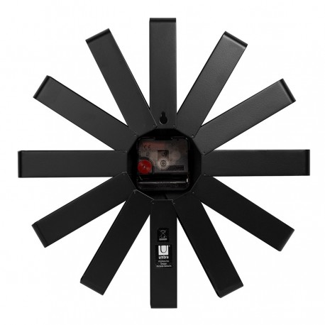 Часы настенные ribbon, D30,5 см, черныe