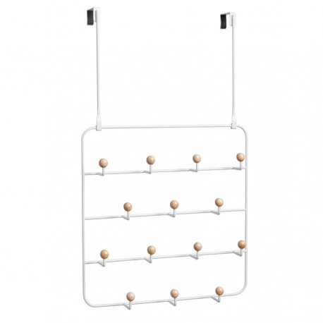 Органайзер для аксессуаров надверный estique, 20,3x10,6x32 см, белый