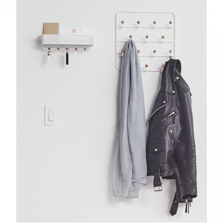 Органайзер для аксессуаров надверный estique, 20,3x10,6x32 см, белый