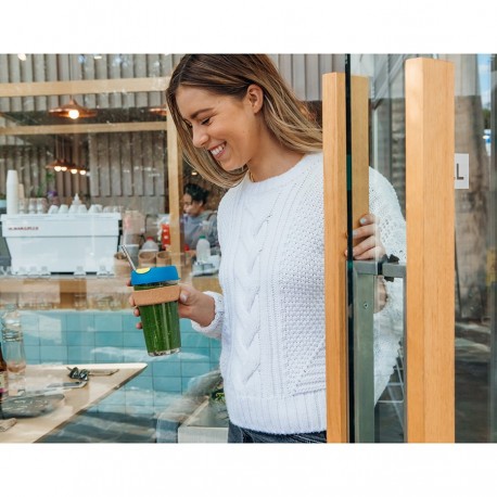 Кружка brew cork l 454 мл black