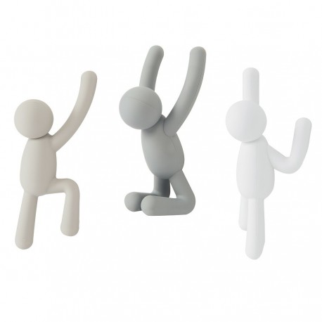 Набор крючков buddy серый, 3 шт.