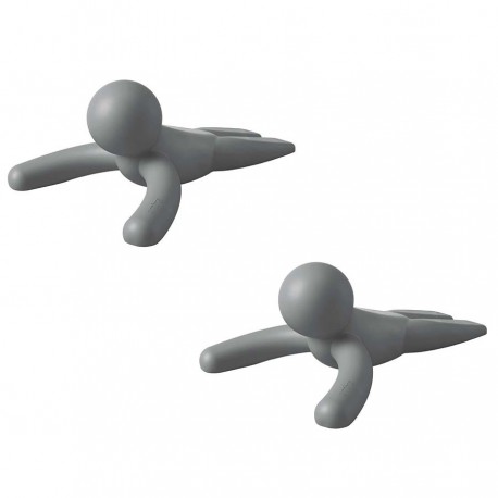 Набор дверных стопперов buddy, серый, 2 шт.