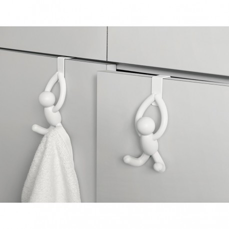 Набор надверных крючков buddy, белый, 2 шт.