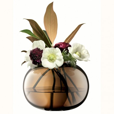 Ваза signature, epoque, 18 см, янтарь