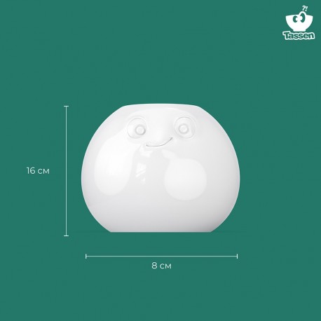 Ваза amused, 16,5 см, белая