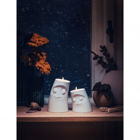 Подсвечник cozy, 8,5 см, белый