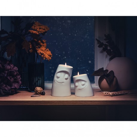 Подсвечник cuddly, 12 см, белый