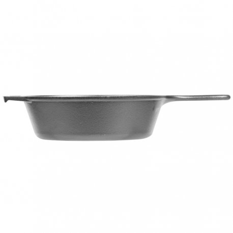 Сковорода глубокая чугунная с крышкой, D32 см, 4,7 л