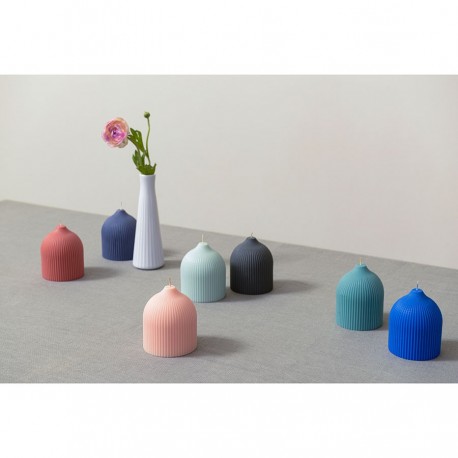 Свеча декоративная синего цвета из коллекции edge, 10,5 см